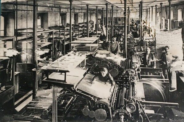 Imprimerie atelier 1911